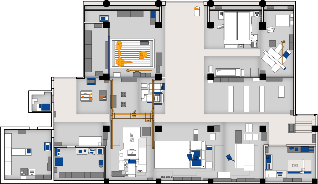 Basement testbed layout